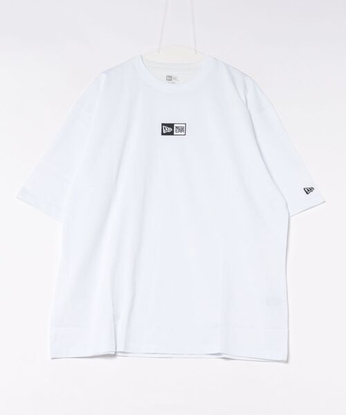 NEW ERA(ニューエラ)の「NEW ERA/ニューエラ 半袖 Tシャツ オーバーサイズド コットン Box Logo Embroidery(Tシャツ/カットソー・メンズ・ホワイト/ブラック・XL/L/M/XXL)」の11枚目の写真