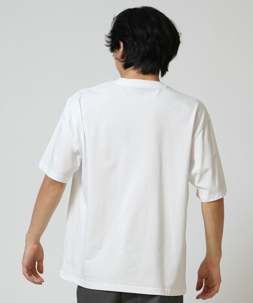 NEW ERA(ニューエラ)の「NEW ERA/ニューエラ 半袖 Tシャツ オーバーサイズド コットン Box Logo Embroidery(Tシャツ/カットソー・メンズ・ホワイト/ブラック・XL/L/M/XXL)」の17枚目の写真