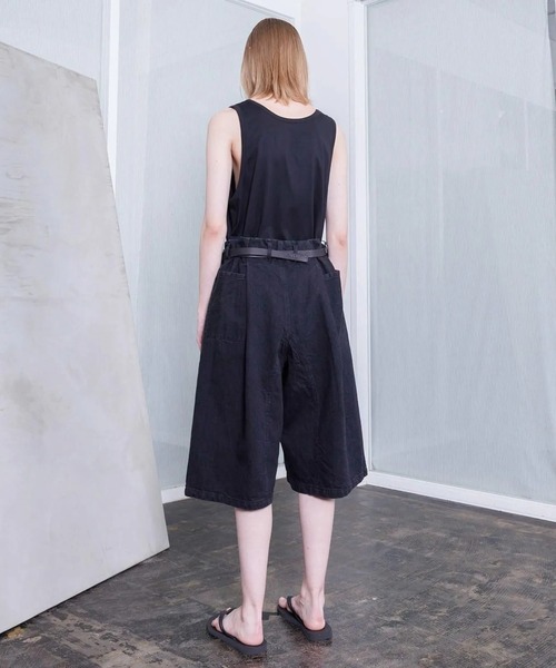 VOAAOV(ヴォアーブ)の「【VOAAOV】BLACK DENIM Wide Short Pants(デニムパンツ・メンズ・ブラック/グレー・0/1/2)」の8枚目の写真
