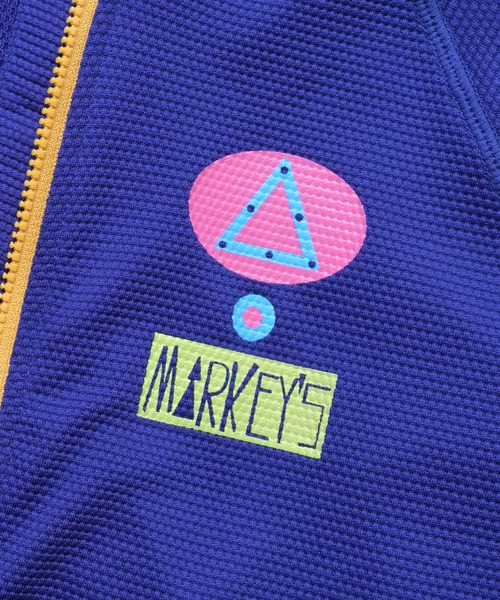 MARKEY'S(マーキーズ)の「【水着/UVカット】boy's ZIPラッシュガード(ラッシュガード・キッズ・グリーン/ブルー・80/90/100/110/120/130/140)」の12枚目の写真