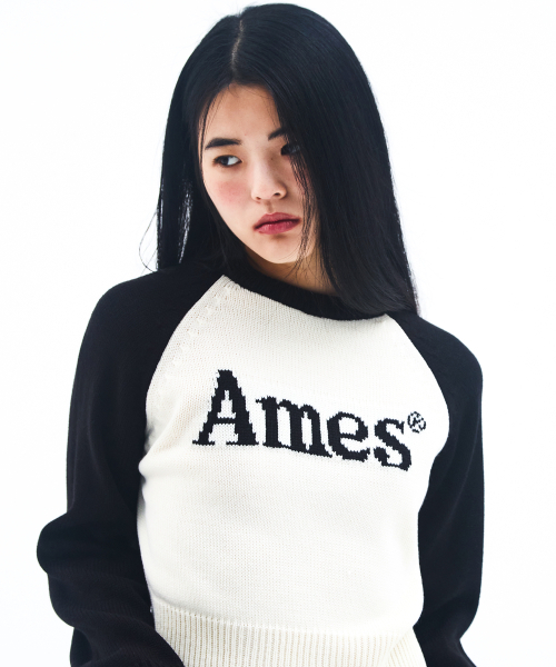 AMESWORLDWIDE(アメスワールドワイド)の「BASIC RAGLAN PULLOVER KNIT IVORY(ニット/セーター・メンズ・その他・MEDIUM/LARGE/SMALL)」の4枚目の写真