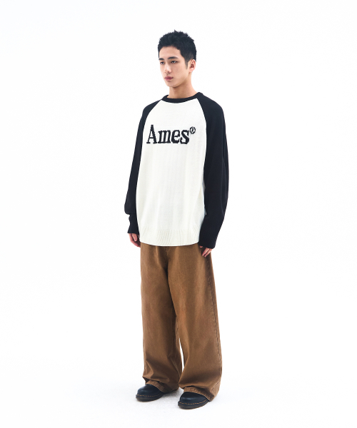 AMESWORLDWIDE(アメスワールドワイド)の「BASIC RAGLAN PULLOVER KNIT IVORY(ニット/セーター・メンズ・その他・MEDIUM/LARGE/SMALL)」の8枚目の写真