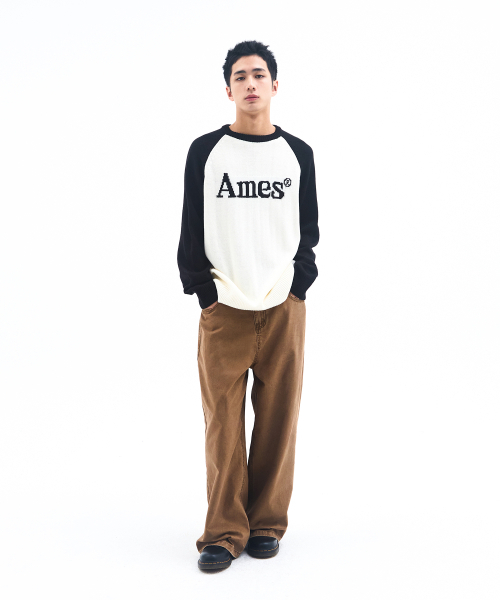 AMESWORLDWIDE(アメスワールドワイド)の「BASIC RAGLAN PULLOVER KNIT IVORY(ニット/セーター・メンズ・その他・MEDIUM/LARGE/SMALL)」の9枚目の写真