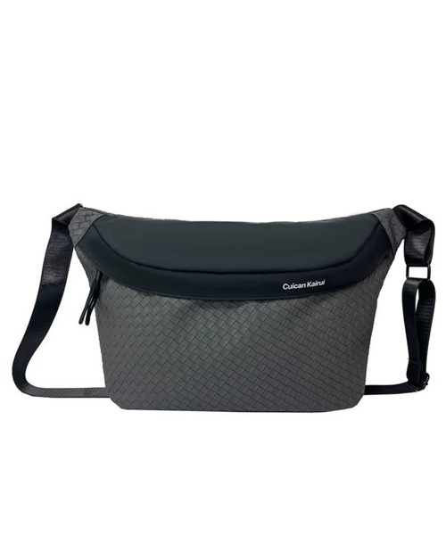 WESTBOY(ウエストボーイ)の「立体パネルデザイン テッククロス ボディスリングバッグ WO26S6BG03(ショルダーバッグ・メンズ・ブラック/グレー・FREE)」の15枚目の写真