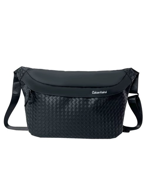 WESTBOY(ウエストボーイ)の「立体パネルデザイン テッククロス ボディスリングバッグ WO26S6BG03(ショルダーバッグ・メンズ・ブラック/グレー・FREE)」の16枚目の写真