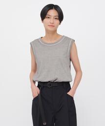 MHL.（エムエイチエル）の「GARMENT DYE BASIC JERSEY TOP（Tシャツ/カットソー）」