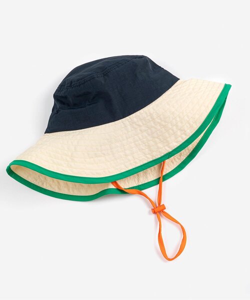 BOBO CHOSES(ボボショーズ)の「Bobo Choses bucket hat【キッズ】(ハット・キッズ・ネイビー・54/52)」の1枚目の写真