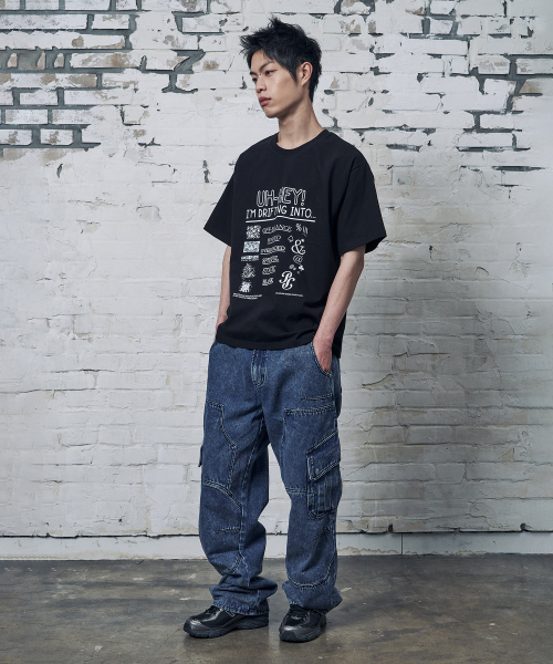 PEID(ペイド)の「PDユヘイ 半袖Tシャツ ブラック(Tシャツ/カットソー・レディース・ブラック・2/3/4/5/6/1)」の4枚目の写真