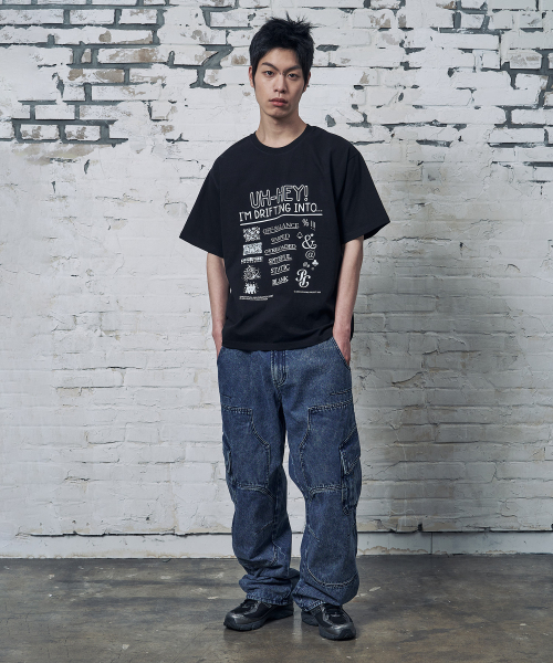 PEID(ペイド)の「PDユヘイ 半袖Tシャツ ブラック(Tシャツ/カットソー・レディース・ブラック・2/3/4/5/6/1)」の5枚目の写真