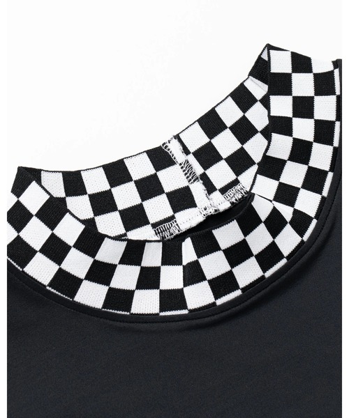 DEVEREUX GOLF(デヴァローゴルフ)の「More Tripチェッカーリブモック(Tシャツ/カットソー・メンズ・ブラック/オレンジ/ホワイト/カーキ・SMALL/MEDIUM/LARGE)」の10枚目の写真