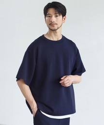 SPU（スプ）の「【セットアップ対応】 防シワ・抗ピリング・ウォッシャブル・接触冷感 機能性ハイポンチ半袖Tシャツ（Tシャツ/カットソー）」