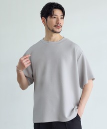 SPU（スプ）の「【セットアップ対応】 防シワ・抗ピリング・ウォッシャブル・接触冷感 機能性ハイポンチ半袖Tシャツ（Tシャツ/カットソー）」