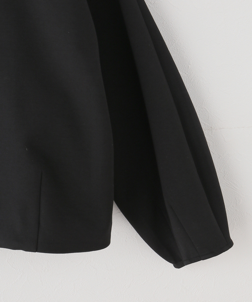 JOURNAL STANDARD relume(ジャーナルスタンダード レリューム)の「ノーカラーコクーンブルゾン(ブルゾン・レディース・アイボリー/ブラック・FREE)」の21枚目の写真