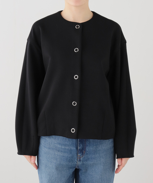 JOURNAL STANDARD relume(ジャーナルスタンダード レリューム)の「ノーカラーコクーンブルゾン(ブルゾン・レディース・アイボリー/ブラック・FREE)」の13枚目の写真