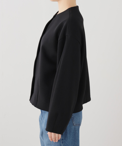 JOURNAL STANDARD relume(ジャーナルスタンダード レリューム)の「ノーカラーコクーンブルゾン(ブルゾン・レディース・アイボリー/ブラック・FREE)」の12枚目の写真