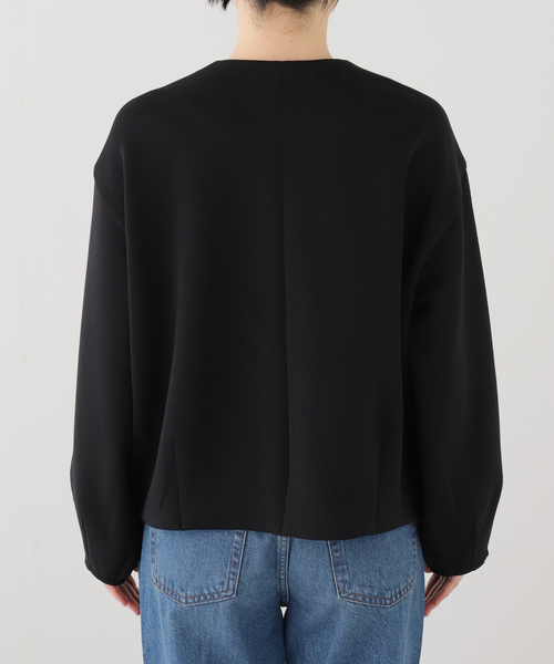 JOURNAL STANDARD relume(ジャーナルスタンダード レリューム)の「ノーカラーコクーンブルゾン(ブルゾン・レディース・アイボリー/ブラック・FREE)」の11枚目の写真