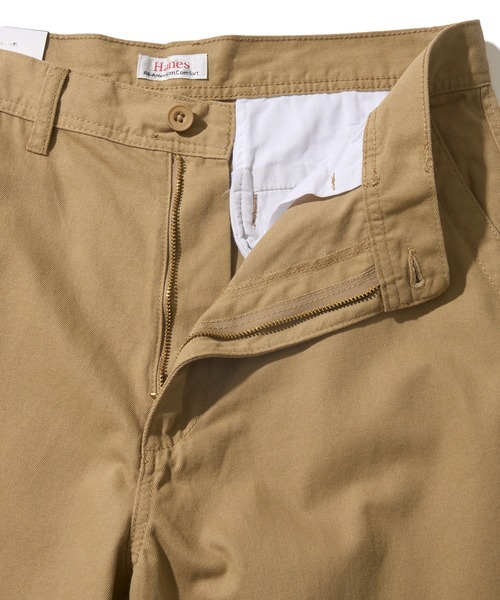 HANES（ヘインズ）の「【HANES/ヘインズ】WIDE FIT CHINO PANTS / ワイドフィット チノパンツ（チノパンツ・メンズ・ベージュ/ブラック/カーキ・SMALL/MEDIUM/LARGE/X-LARGE）」の7枚目の写真