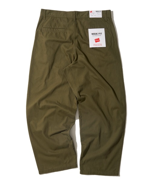 HANES（ヘインズ）の「【HANES/ヘインズ】WIDE FIT CHINO PANTS / ワイドフィット チノパンツ（チノパンツ・メンズ・ベージュ/ブラック/カーキ・SMALL/MEDIUM/LARGE/X-LARGE）」の6枚目の写真