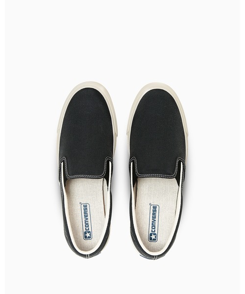 CONVERSE(コンバース)の「【直営店限定】SKIDGRIP AGED SLIP-ON / スキッドグリップ エイジド スリップオン(スリッポン・メンズ・ブラック・5/10.5/9.5/8.5/9/8/4/3.5/4.5/5.5/7.5/7)」の5枚目の写真
