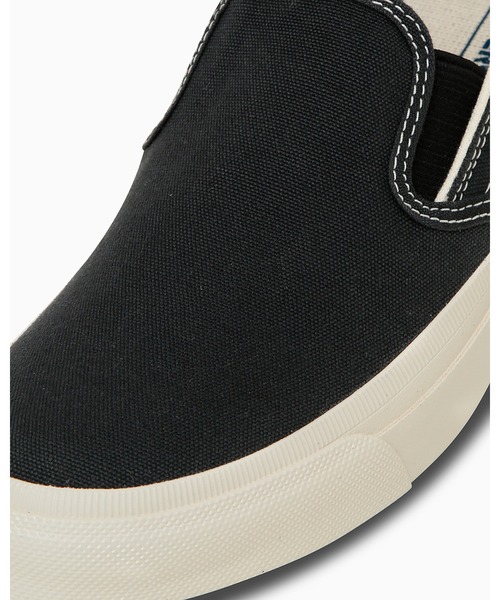 CONVERSE(コンバース)の「【直営店限定】SKIDGRIP AGED SLIP-ON / スキッドグリップ エイジド スリップオン(スリッポン・メンズ・ブラック・5/10.5/9.5/8.5/9/8/4/3.5/4.5/5.5/7.5/7)」の8枚目の写真