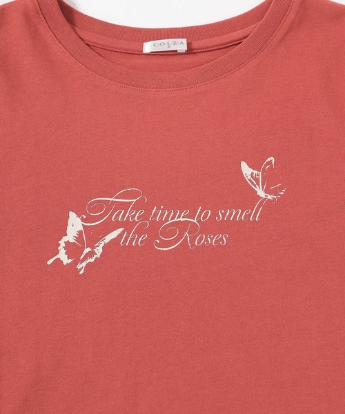 colza(コルザ)の「【UVカット】こだわり綿コンパクトT(Tシャツ/カットソー・レディース・ホワイト/スミクロ/ベージュ/ダークオレンジ・L/M/S)」の21枚目の写真