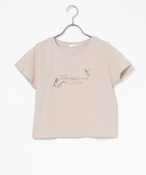 colza(コルザ)の「【UVカット】こだわり綿コンパクトT(Tシャツ/カットソー・レディース・ホワイト/スミクロ/ベージュ/ダークオレンジ・L/M/S)」の22枚目の写真