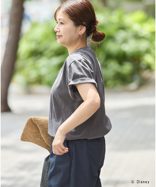 JOURNAL STANDARD(ジャーナルスタンダード)の「MICKEY /JS ROCK Tシャツ(Tシャツ/カットソー・レディース・ホワイト/ブラック系その他・FREE)」の3枚目の写真