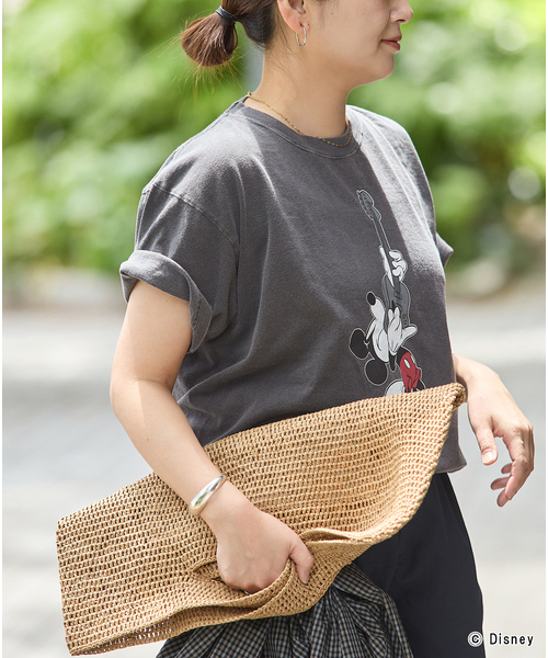 JOURNAL STANDARD(ジャーナルスタンダード)の「MICKEY /JS ROCK Tシャツ(Tシャツ/カットソー・レディース・ホワイト/ブラック系その他・FREE)」の6枚目の写真