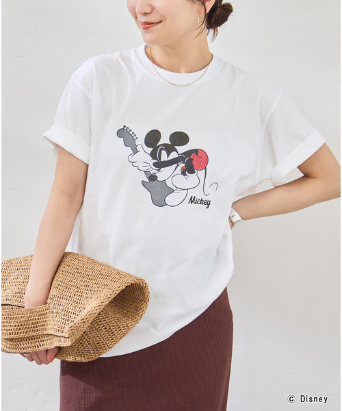 JOURNAL STANDARD(ジャーナルスタンダード)の「MICKEY /JS ROCK Tシャツ(Tシャツ/カットソー・レディース・ホワイト/ブラック系その他・FREE)」の14枚目の写真
