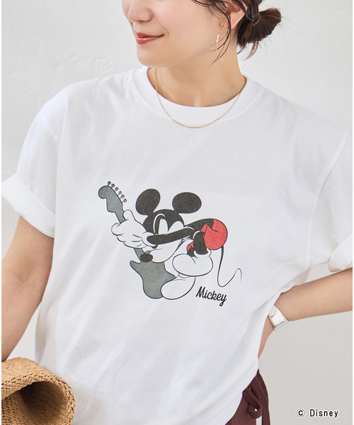 JOURNAL STANDARD(ジャーナルスタンダード)の「MICKEY /JS ROCK Tシャツ(Tシャツ/カットソー・レディース・ホワイト/ブラック系その他・FREE)」の16枚目の写真