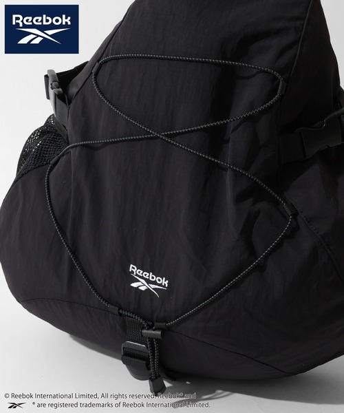 Reebok(リーボック)の「【Reebok/リーボック】ナイロン スリング ワンショルダーバッグ(ボディバッグ/ウエストポーチ・メンズ・ブラック/チャコールグレー・FREE)」の4枚目の写真