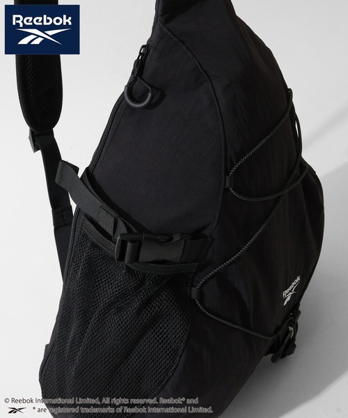 Reebok(リーボック)の「【Reebok/リーボック】ナイロン スリング ワンショルダーバッグ(ボディバッグ/ウエストポーチ・メンズ・ブラック/チャコールグレー・FREE)」の5枚目の写真