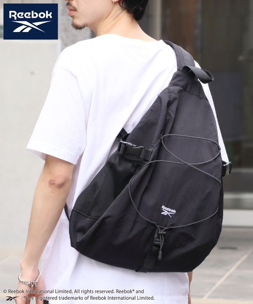 Reebok(リーボック)の「【Reebok/リーボック】ナイロン スリング ワンショルダーバッグ(ボディバッグ/ウエストポーチ・メンズ・ブラック/チャコールグレー/グレイッシュベージュ・FREE)」の10枚目の写真