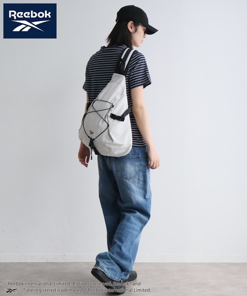 Reebok(リーボック)の「【Reebok/リーボック】ナイロン スリング ワンショルダーバッグ(ボディバッグ/ウエストポーチ・メンズ・ブラック/チャコールグレー/グレイッシュベージュ・FREE)」の15枚目の写真