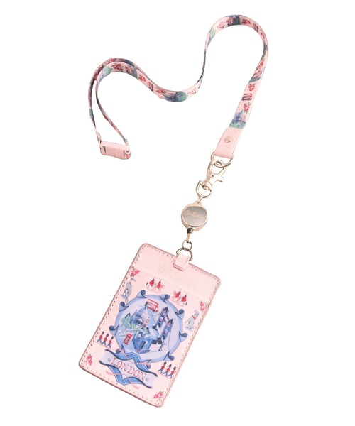 Cath Kidston(キャスキッドソン)の「ランヤード London Town(パスケース・レディース・ピンク・FREE)」の2枚目の写真