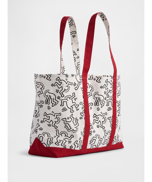 GAP（ギャップ）の「キース・ヘリング キャンバス トートバッグ（トートバッグ・メンズ・ベージュ・ONE SIZE）」の6枚目の写真
