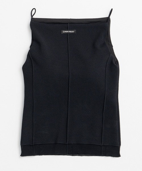 PRANK PROJECT(プランクプロジェクト)の「【2026Summer Pre-Order】シアーヘムカップインキャミ / Sheer Hem Cup-In Cami(キャミソール・レディース・チャコールグレー/ブラック/アイボリー・FREE)」の19枚目の写真