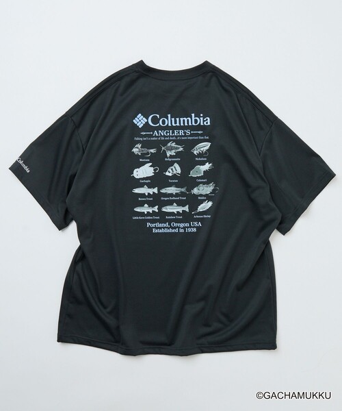 Columbia(コロンビア)の「限定展開 ガチャピン・ムック×Columbia×FREAK'S STORE 別注 インペリアルパーク ルアーモチーフ バックプリント Tシャツ(Tシャツ/カットソー・メンズ・チャコールグレー/ブラック/ホワイト/ベージュ・X-LARGE/LARGE/MEDIUM/SMALL)」の19枚目の写真