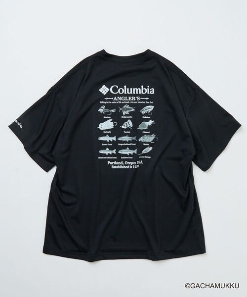 Columbia(コロンビア)の「限定展開 ガチャピン・ムック×Columbia×FREAK'S STORE 別注 インペリアルパーク ルアーモチーフ バックプリント Tシャツ(Tシャツ/カットソー・メンズ・チャコールグレー/ブラック/ホワイト/ベージュ・X-LARGE/LARGE/MEDIUM/SMALL)」の21枚目の写真