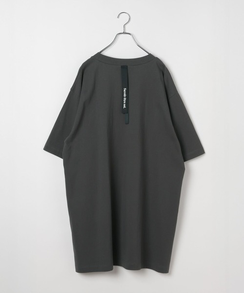 LEPSIM(レプシィム)の「アソートBIGミディワンピース 663666(Tシャツ/カットソー・レディース・チャコールグレー/オフホワイト・FREE)」の3枚目の写真