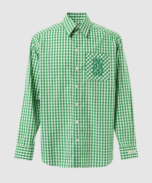 TSTS（ティーエスティーエス）の「TSTS GINGHAM SHIRT（シャツ/ブラウス・メンズ・ネイビー/サックスブルー/グレー/ピンク/レッド/ブラック/グリーン・L）」の3枚目の写真