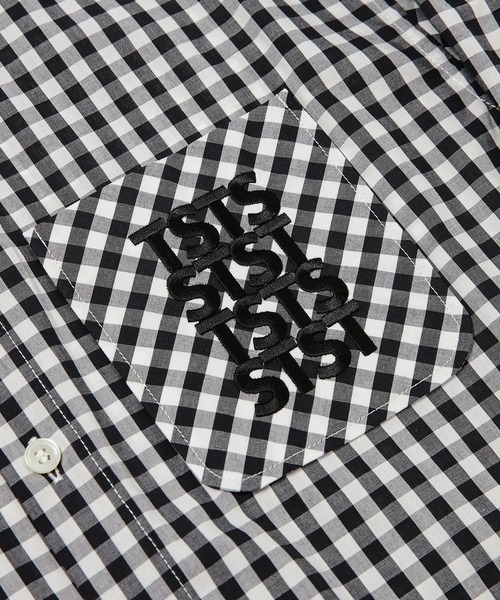 TSTS（ティーエスティーエス）の「TSTS GINGHAM SHIRT（シャツ/ブラウス・メンズ・ネイビー/サックスブルー/グレー/ピンク/レッド/ブラック/グリーン・L）」の12枚目の写真