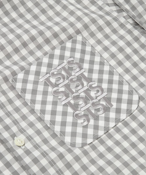 TSTS（ティーエスティーエス）の「TSTS GINGHAM SHIRT（シャツ/ブラウス・メンズ・ネイビー/サックスブルー/グレー/ピンク/レッド/ブラック/グリーン・L）」の16枚目の写真