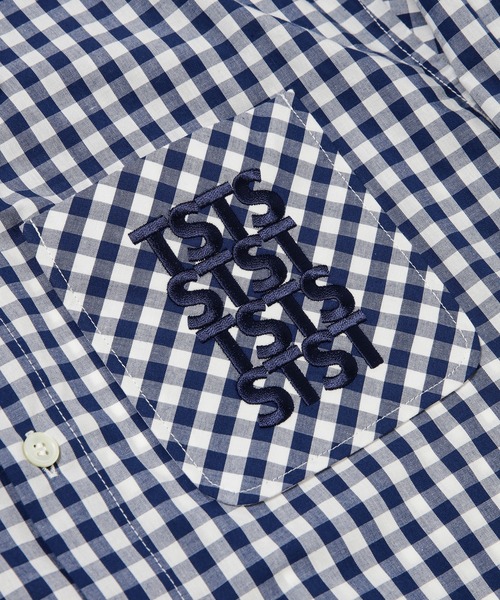 TSTS（ティーエスティーエス）の「TSTS GINGHAM SHIRT（シャツ/ブラウス・メンズ・ネイビー/サックスブルー/グレー/ピンク/レッド/ブラック/グリーン・L）」の18枚目の写真