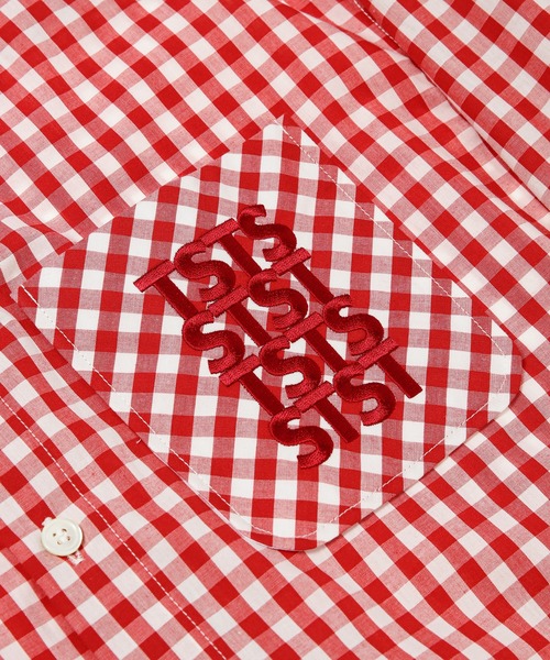 TSTS（ティーエスティーエス）の「TSTS GINGHAM SHIRT（シャツ/ブラウス・メンズ・ネイビー/サックスブルー/グレー/ピンク/レッド/ブラック/グリーン・L）」の21枚目の写真