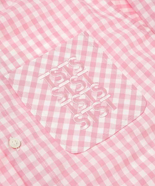 TSTS（ティーエスティーエス）の「TSTS GINGHAM SHIRT（シャツ/ブラウス・メンズ・ネイビー/サックスブルー/グレー/ピンク/レッド/ブラック/グリーン・L）」の20枚目の写真