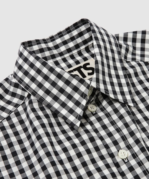 TSTS（ティーエスティーエス）の「TSTS GINGHAM SHIRT（シャツ/ブラウス・メンズ・ネイビー/サックスブルー/グレー/ピンク/レッド/ブラック/グリーン・L）」の10枚目の写真