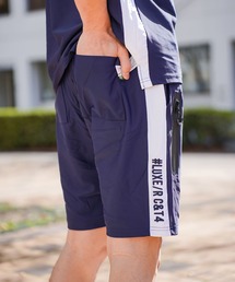 LUXE R GOLF（ラグジュ ゴルフ）の「(RM)【LUXE R GOLF】ストレッチ スムース ロゴ パンツ ハーフパンツ（その他パンツ）」