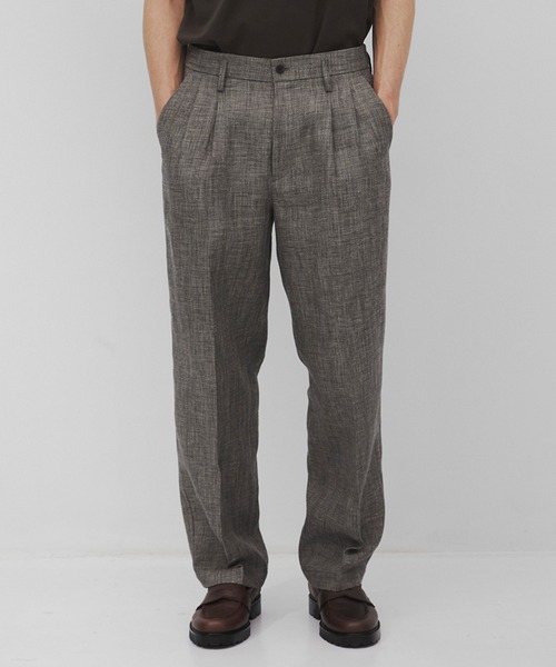 CITY TOKYO/シティートーキョー】Hemp linen ﾄﾗｳｻﾞｰｽﾞ（スラックス