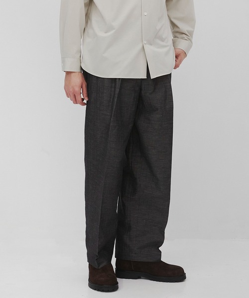 CITY TOKYO/シティートーキョー】Hemp linen ﾄﾗｳｻﾞｰｽﾞ（スラックス
